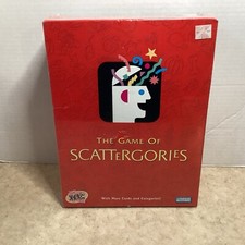 THE GAME OF SCATTERGORIES 2003 HASBRO BOARD GAME W/TIMER NEW IN BOX SEALED