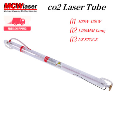 MCWlaser 100W CO2 Laser Tube for Laser Engraving Cutting Machine US SHIP