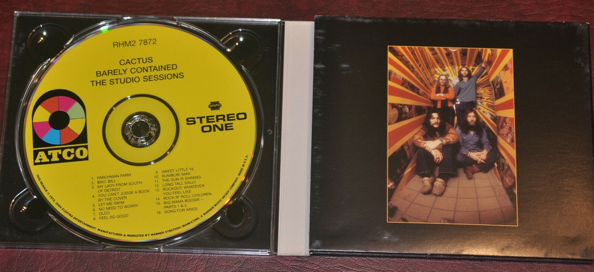 Cactus - Barely Contained, The Studio Sessions, 2004 Rhino 
