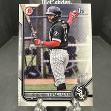 2022 Bowman Prospects Elijah Tatis #BP-23 Chicago White Soxs