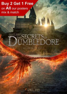Phantastische Tierwesen Die Geheimnisse von Dumbledore 2022 Teaser Poster A5 A4 A3 A2 A1