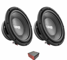2 DS18 PRO-W10.4SNEO 10" 1600 Watt 4 Ohm SVC Subwoofers Marine Neodymium Woofer