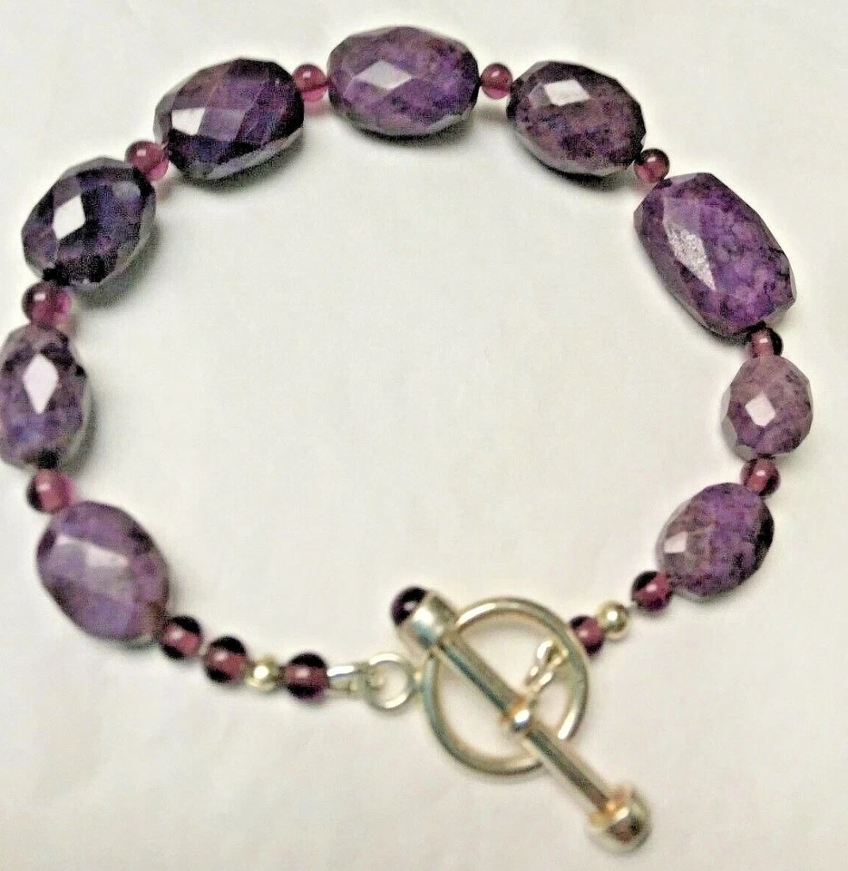 Natural Purple Sugilite Amethyst Bracelet High quality stones - Image 4 of 4