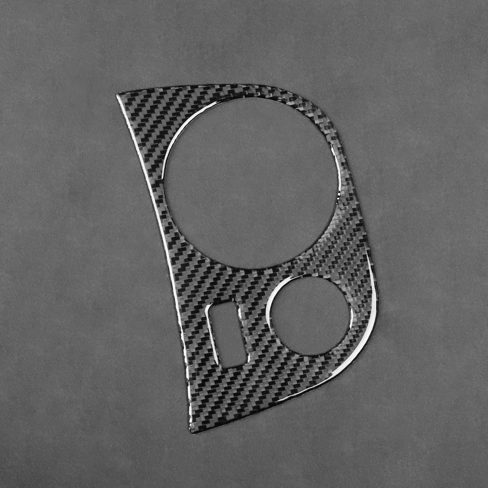 Real Carbon Fiber Cup Holder Trim For Seat Leon 05-12