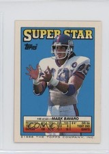 1988 Topps Super Star Sticker Back Cards ( 226) Mark Bavaro Dan Marino HOF v5j