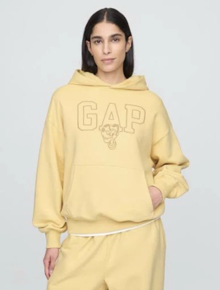 GAP X Disney Pluto Amarillo Sudadera con Capucha Grande Talla Alta M Nueva con Etiquetas RT$98 Foto 2 de 4