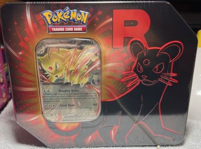 pokémon trading card game: team rocket tin - persian Team Rocket's Persian Fall Destined Rivals Tin Pokemon Trading Card Game