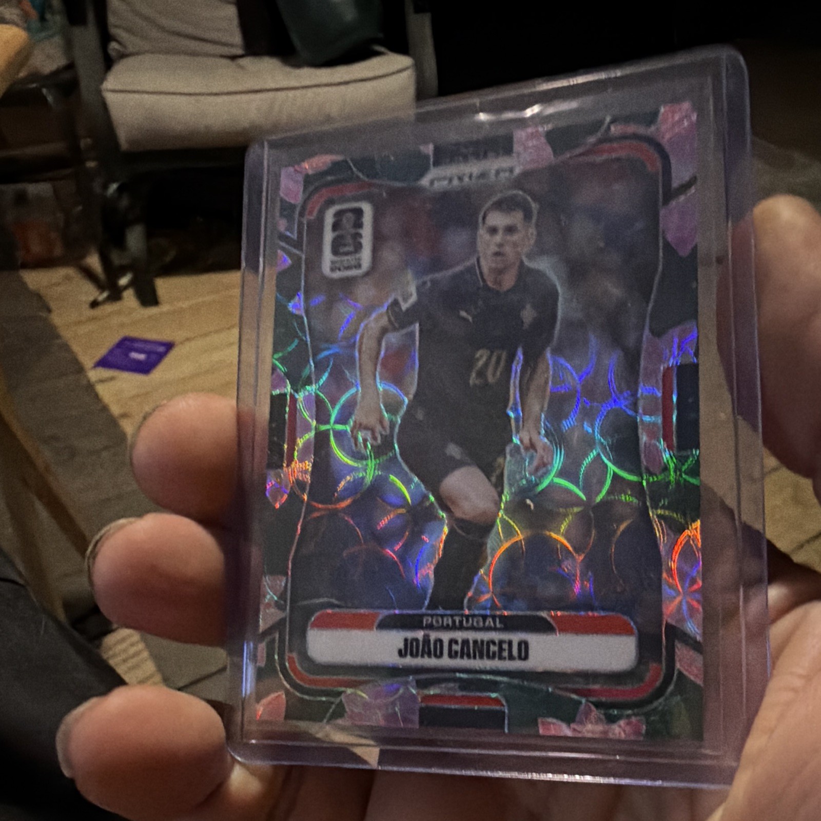 Panini 2026 Prizm FIFA World Cup Joao Cancelo #366 Portugal Purple Cracked /10 view 6