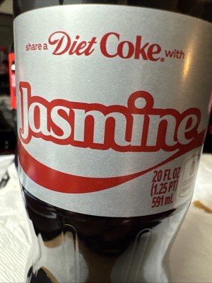 Share A Coke with Jasmine 2025 Personalized Gift Coca Cola Bottle