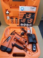 Paslode IM65A F16 Lithium Angled 2nd Fix Nail Gun Kit - Full Kit Great Condition