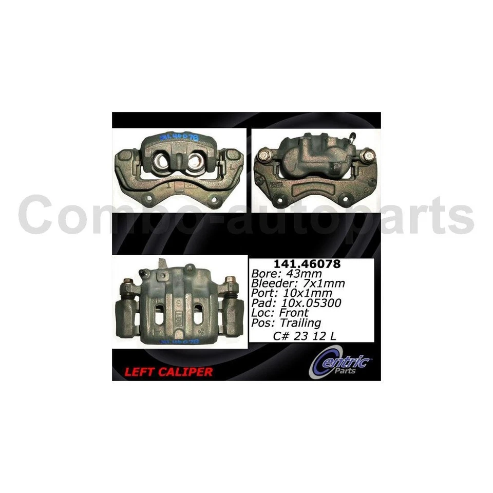 Centric Front Brake Calipers for 2000-2004 Mitsubishi Montero Sport - Image 2 of 4