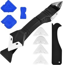 3 in 1 Silicone Caulking Tool Stainless Steelhead, 11Pcs Grout Removal Tools 5 R