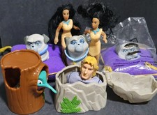 Disney Pocahontas Toys Lot Of 9 Vintage Fast Food Collectibles