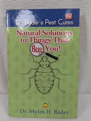 Natural Solutions to Things That Bug You - Hardcover Book - As Seen On TV