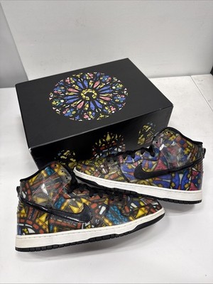 Concepts x Nike SB Dunk High Stained Glass Special Box-Very Clean-Size 12