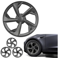 19 Inches Wheel Covers for 2025 2026 Tesla Model Y Juniper, Hub Protection Ac...