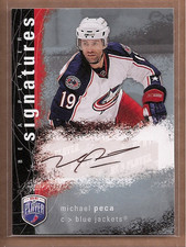 2007-08 Be A Player Signatures #SMP Michael Peca Auto HKY