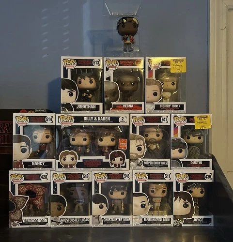 Funko Pop! Stranger Things Lot of 13 With EXCLUSIVE Billy And Karen