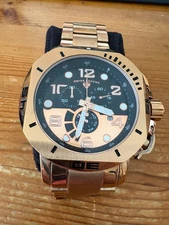 SWISS LEGEND MEN'S #10538-RG-11 CHRONGRAPH 10ATM ROSE GOLD DAY/DATE NEVER WORN