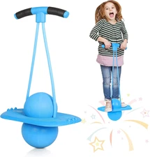 Pogo Stick for Kids Age 5 and up - Fun Pogo Ball Hopper with Handle, Jumping Toy