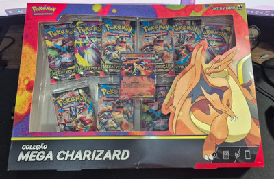 Pokemon TCG Mega Charizard Y ex,  Mega Evolution box set - Portuguese