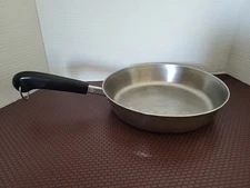 Vintage Revere Ware 9” Inch Skillet Fry Pan Copper Clad Bottom
