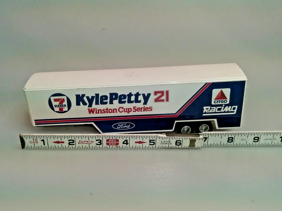 Kyle Petty Winston Cup Series Racing Trailer ERTL 8 inch Citgo 7Ford Diecast - Image 2 of 4