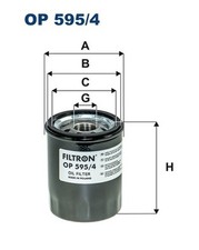 FILTRON Ölfilter OP 595/4 Anschraubfilter für BM BRZ LEGACY TOYOTA GT 86 ZN6AC_