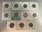 #12 Lot of 10 BuffaloNickels1919,1921SG,1926(2),1927(2),1927S,1929(2),1929D,1934