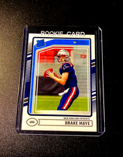 Drake Maye Rookie 2024 Panini Donruss Football RC Patriots QB New England #1 RR
