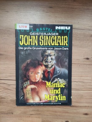 JOHN SINCLAIR ,  Band 594 : '' Maniac und Marylin '' , Gruselserie  , ng2