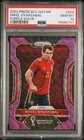 2022 Panini Prizm FIFA World Cup Qatar Soccer Prizms Purple Wave Mikel Oyarzabal #224 PSA 10