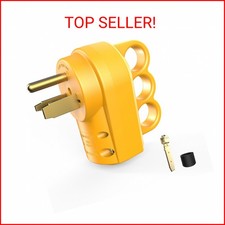 NEMA 6-30P/6-50P Plug, 30/50 Amp 250 Volt Male Plug, 6-30P/6-50P Welder Replacem