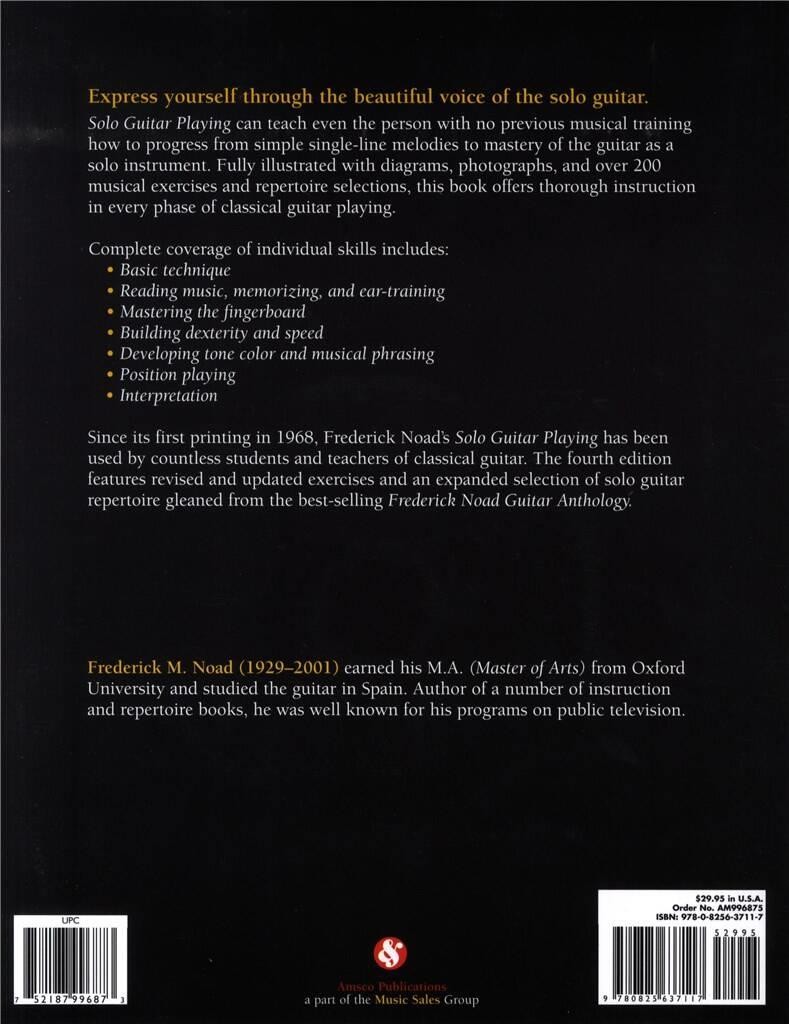 Solo Guitar Playing 1 Book and Audio Online Guitar Amsco Publications