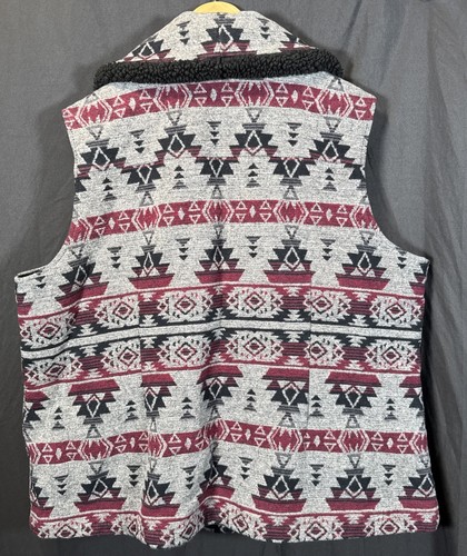 ✨Duluth Trading Co Women's Southwest Aztec Sherpa Quilt Vest Jacket - Size 2X✨ - Picture 6 of 6