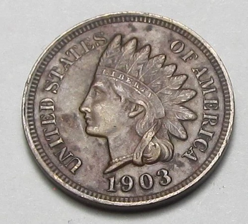 1903 INDIAN HEAD CENT, FULL LIBERTY, 4 DIAMONDS, NICE COIN!!!!(A10)