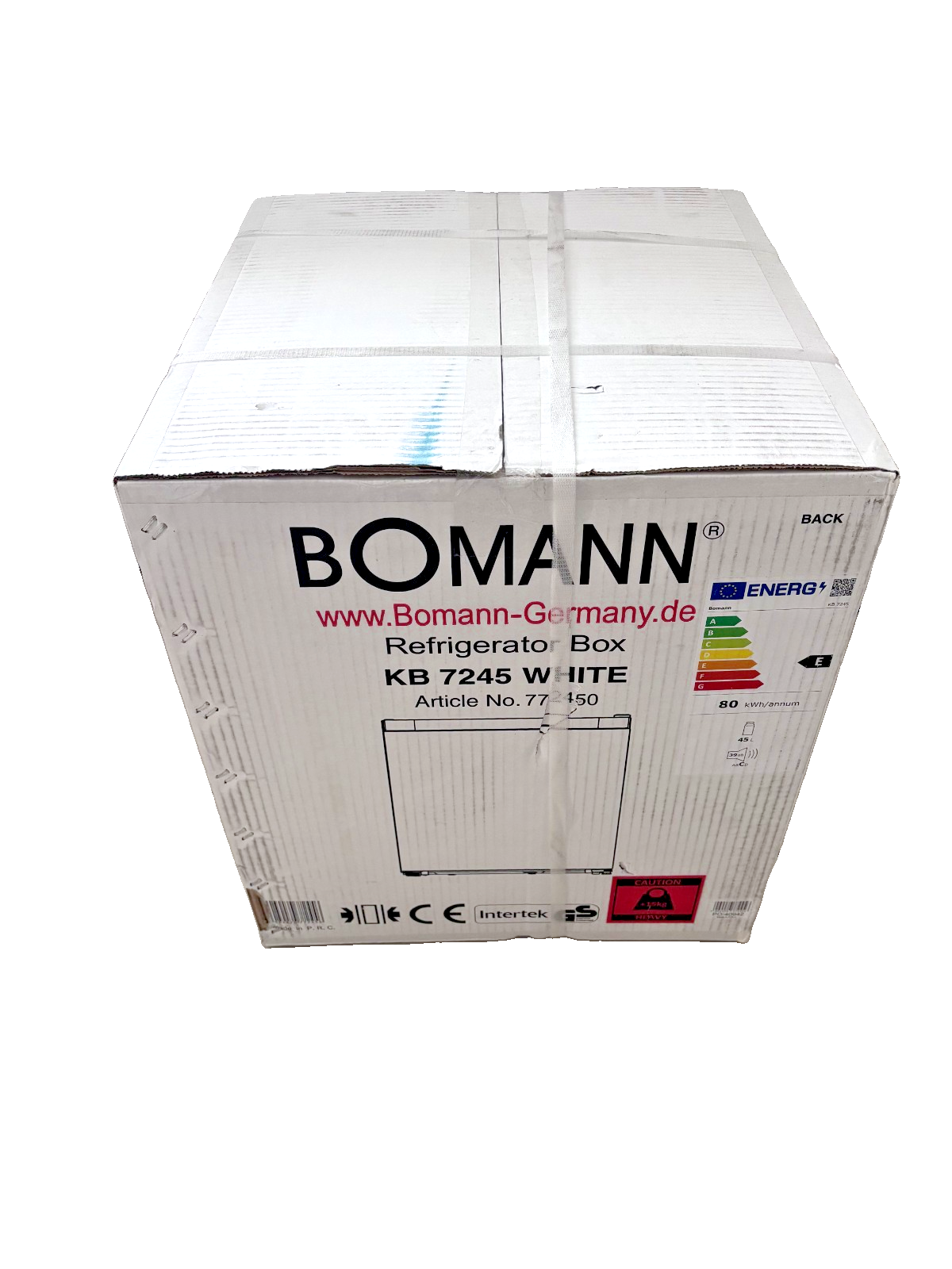 Bomann Kb 7245 Minikühlschrank – 45 L Nutzinhalt, 4 L Gefrierfach, Wechselbarer Türanschlag, Einstellbare Temperatur, Weiß - Bild 2