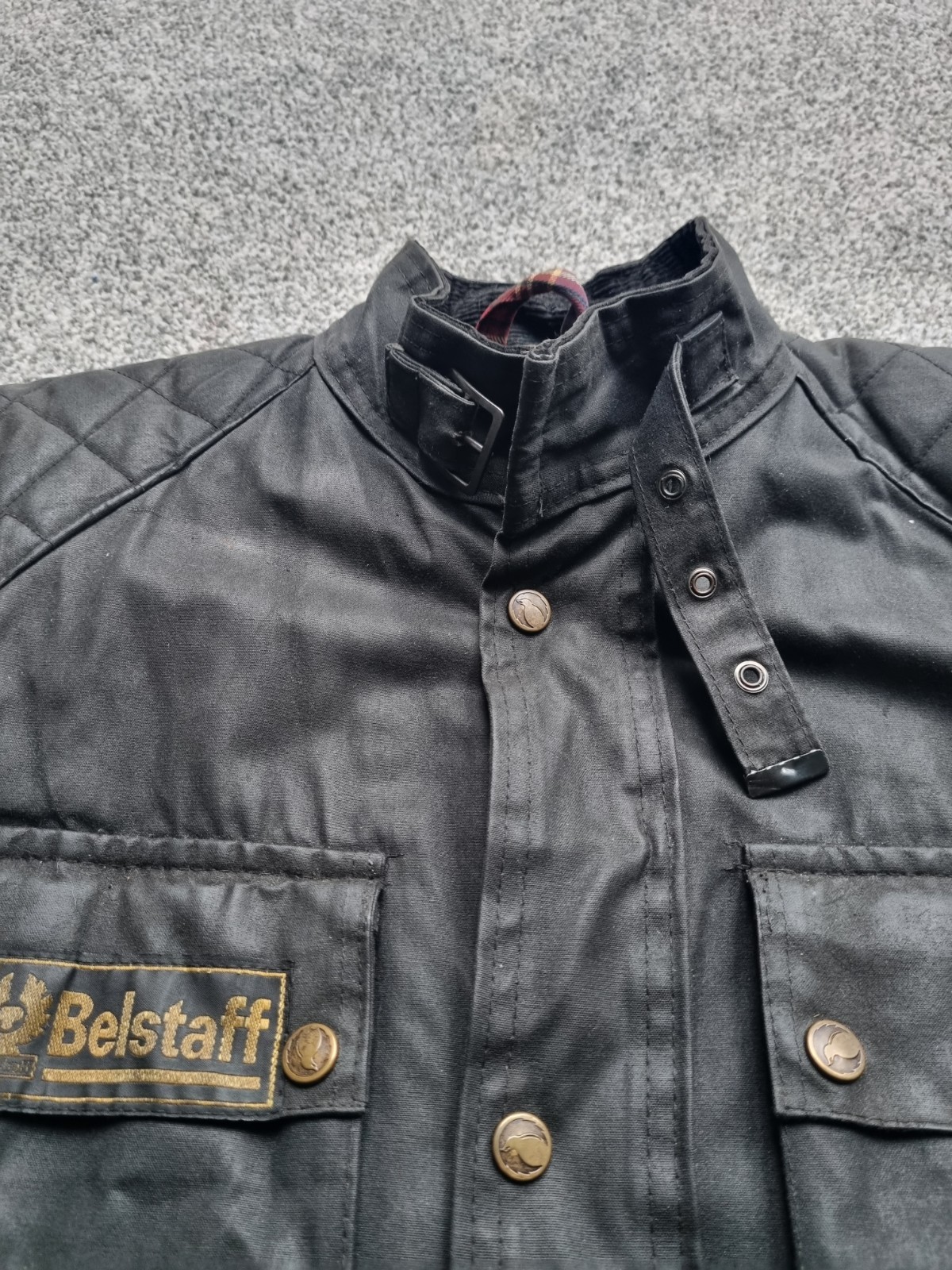 Vintage Belstaff 1970's Trialmaster Professional Wax Jacket - Men's Small 36 image 7