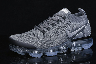 Nike Air VaporMax Flyknit 2 Men's silver gray shoes US SIZE