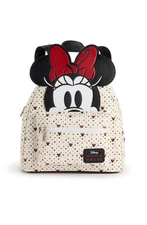 Disney's Minnie Mouse Peek-A-Boo Polka Dot Mini Backpack with 3D Ears & Face NWT
