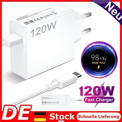 120W Schnell Ladegerät Ladekabel USB C für Xiaomi Redmi Note 12 11S 10S 10 9Pro