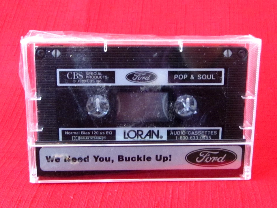First Pre-Recorded Cassette Specially Designed Ford Demo Mix Tape Stereo New VTG - Image 3 of 3