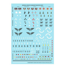 Imperial Knights Armiger - Transfer Sheet/Decals - Warhammer 40K
