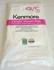 6 Kenmore Sears Q/C HEPA Vacuum Bags Style 20 53292, replaces 50557 and 50558