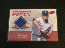 2008 Upper Deck A Piece of History Stadium Scenes KERRY WOOD SP Game Used JERSEY