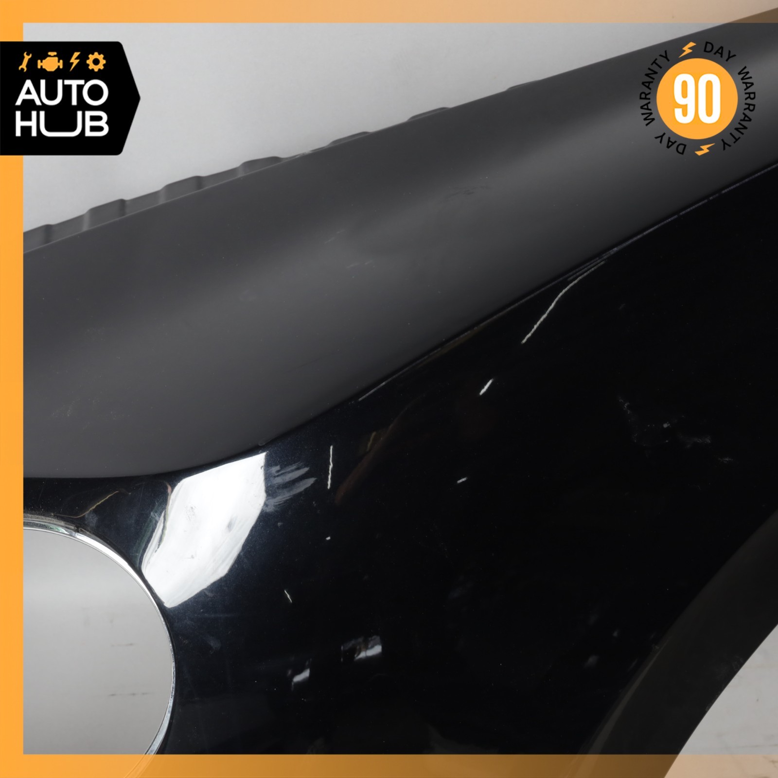 14-18 Bentley Flying Spur Left Driver Fender Assembly Black 4W0821021G OEM 40k