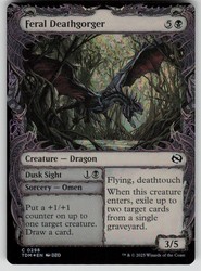 Feral Deathgorger (Showcase Foil) #298 Tarkir: Dragonstorm