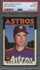 PSA 8 1986 TOPPS TIFFANY #100 NOLAN RYAN HOF