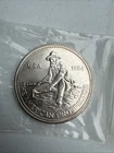 1984 1 TROY OZ 999.0 FINE SILVER ROUND ENGELHARD AMERICAN PROSPECTOR 1