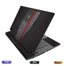 MightySkins for Alienware M15 R3 (2020) & M15 R4 (2021) - Thin Red Line